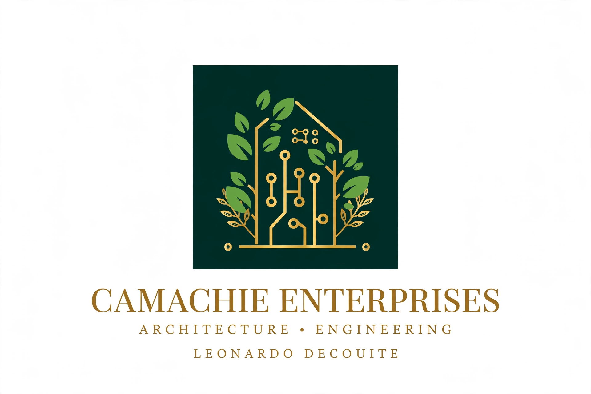 Camachie Enterprises architecture and engineering emblem
