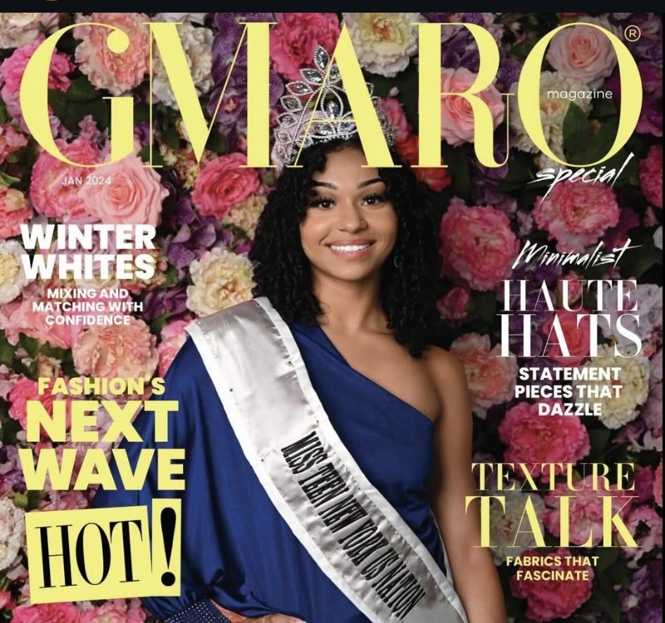 Myracle Brunette on the January 2024 special issue cover of GMARO Magazine
